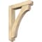 Ekena Millwork Legacy Arts and Crafts Rough Sawn Bracket w/ Offset Brace, Douglas Fir, 6"W x 30"D x 38"H BKT0604X30X38LEC03RDF - alternate 1